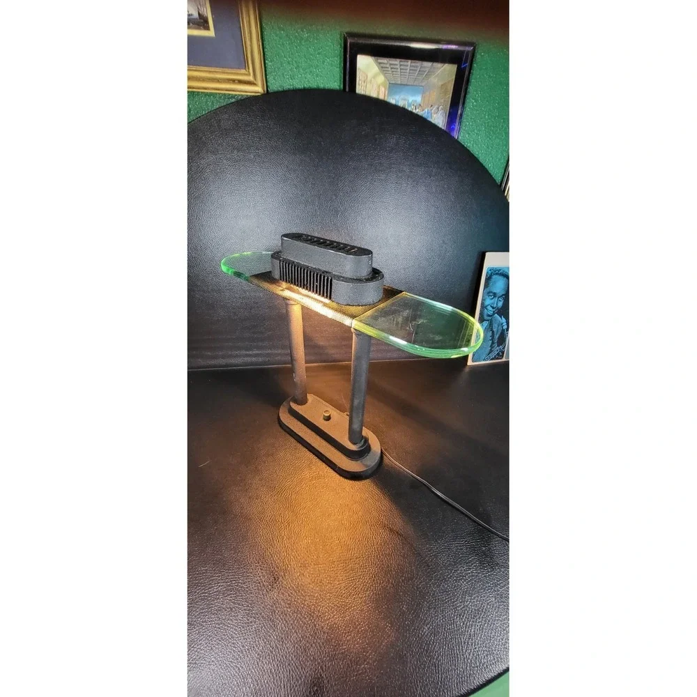 Vintage Robert Sonneman Desk Style Bankers Postmodern RARE 1980's UFO Style